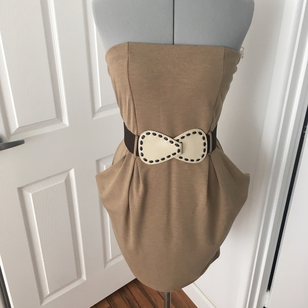 Casual dress with belt Voila size M with pockets